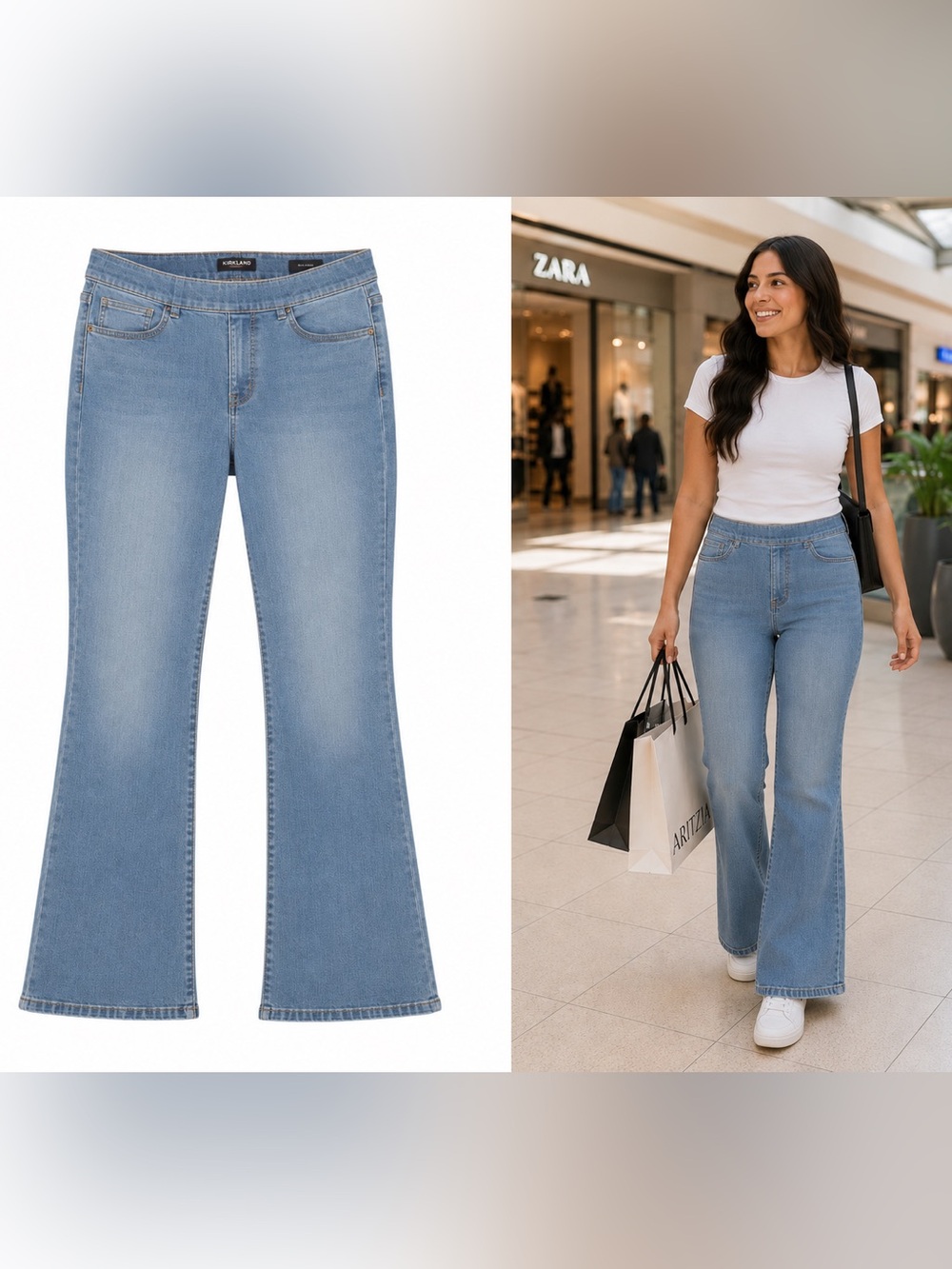 NWOT. Judy Blue Slim boot Light Blue High-Rise Wide Leg Jeans. SIZE 18